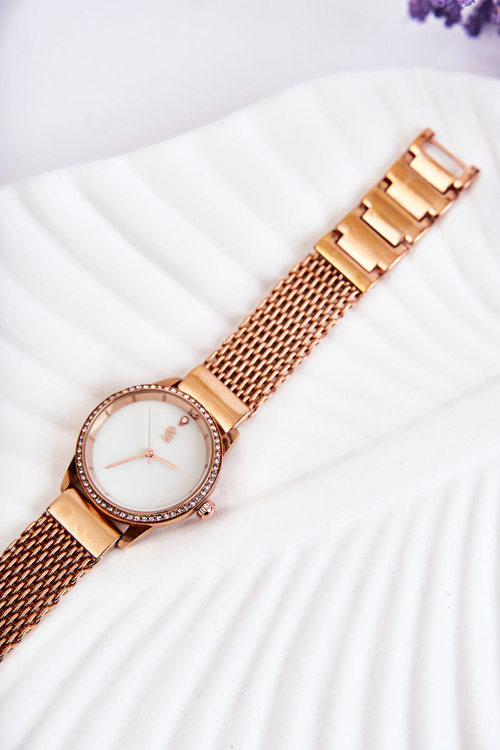 Dámské hodinky GG Luxe Růžové Zlato s kubickými zirkony