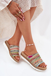 Women's Wedge Sandals With Braiding Multicolor Norozi