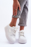 Women's Platform Sneakers White Finos