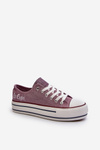 Women's sneakers on a thick sole Lee Cooper LCW-24-31-2219 purple