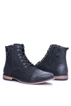 Men's Boots Leather Warmed Workers with Zips Grenda