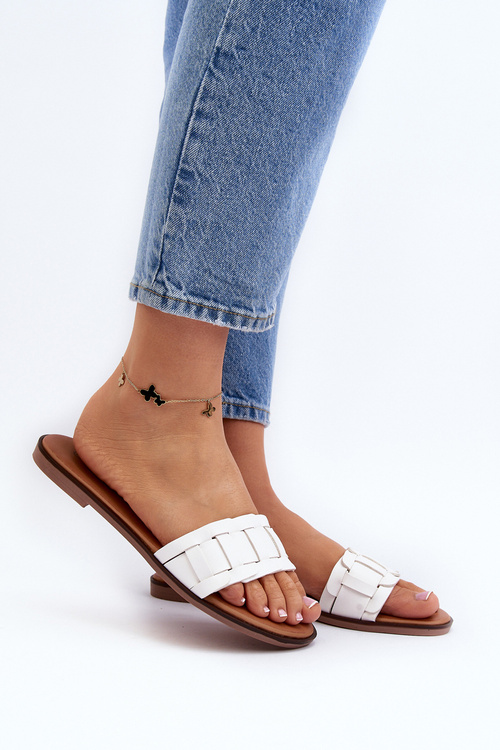 Women's Classic Flat Sandals White Namrita