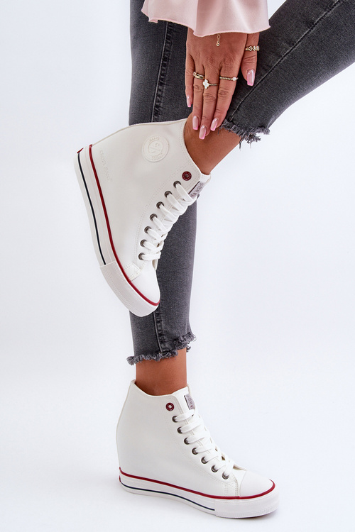 Women's Wedge Sneakers Cross Jeans NN2R4004 White