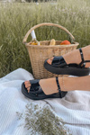 Fragrant Rubber Sandals Eco Friendly ZAXY HH285132 Black