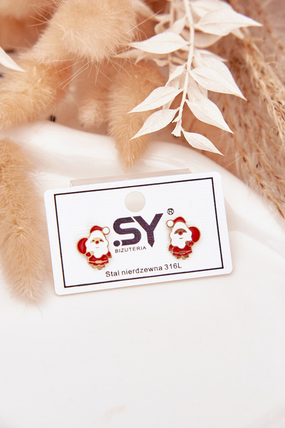 Santa Claus Earrings Made of Surgical Steel