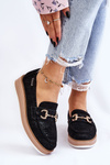 Women's Loafers On The Platform Black Danny