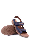 Men's Leather Sandals Navy Blue Lop