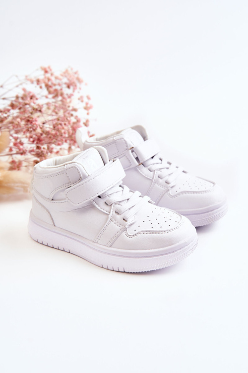 Children's High Sport Shoes White Berty