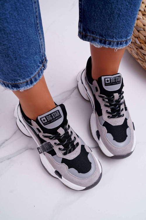 Women's Sports Shoes Big Star by Daniel Lopez Grey FF274427
