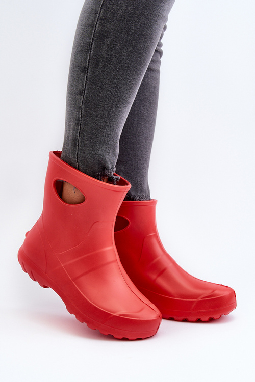 Women's Waterproof Wellington Boots LEMIGO GARDEN 752 Red
