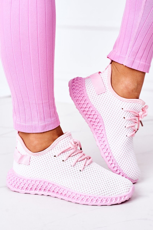 Women's Slip-on Sneakers Light Pink Run Away