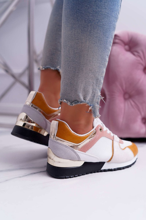 Sportowe Damskie Buty Żółte Merido