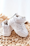 Children's High Sneakers White Bartnie
