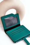 Women's Wallet Purse Made of Eco Leather Green Lazara