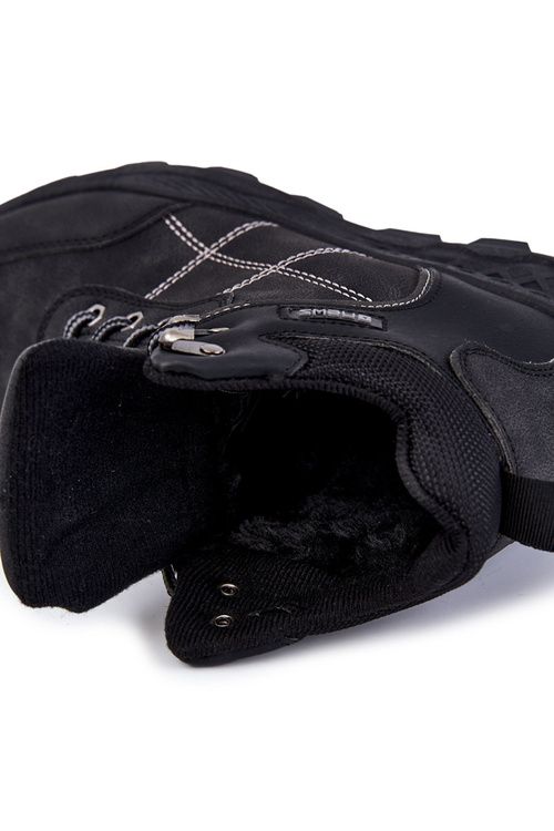 Men's Warm Boots Trappers Black Allan