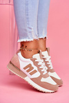Women's Sports Shoes Sneakers Beige Pink Maddie