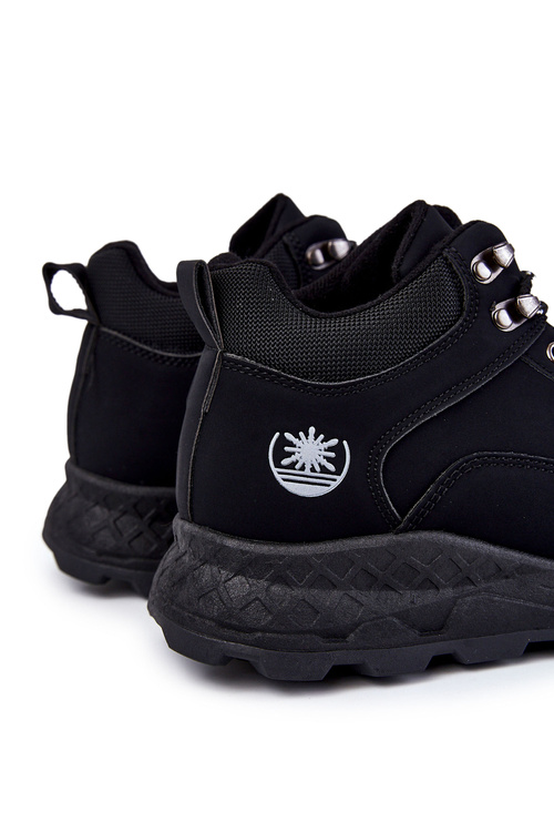 Men's Warm Trekking Shoes Trappers black Otto