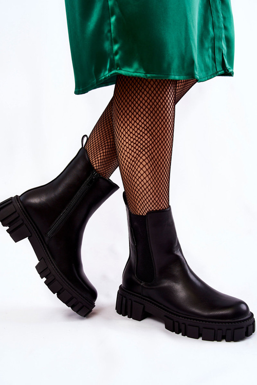 Boots Workery Cross Jeans KK2R4069C Black