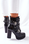 Women’s Ankle Boots Shiny Black Crocodille Wombridge