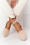 Suede Espadrilles On A Straw Sole S.Barski Beige
