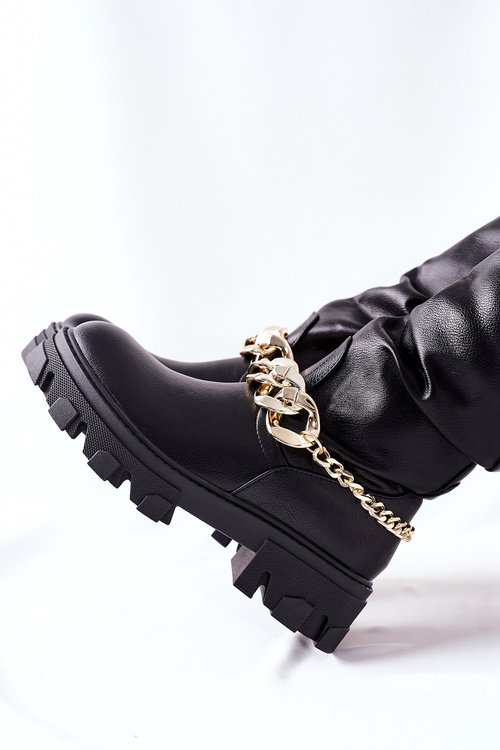 High black boots Black Cecina