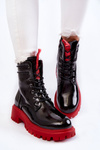 Patent Women's Boot La.Fi 250045R-LA Black-Red