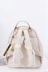 Women's Classic Beige Elegant A4 Backpack