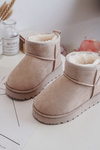 Children's Snow Boots Botki Insulated Beige Nallita