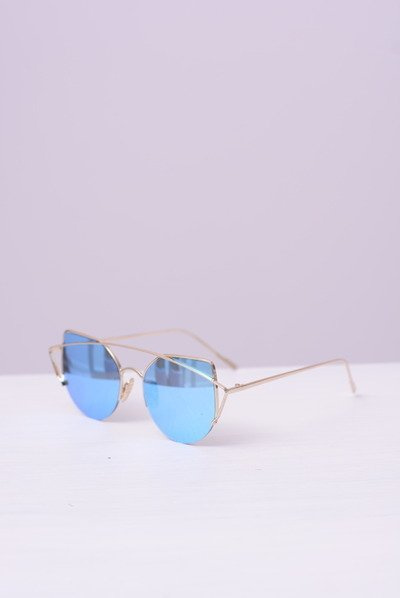 Prius PRE-01 Gold Mirrored Eyeglasses