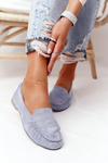 Suede Loafers Sergio Leone MK722 Blue