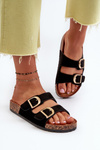 Women's Platform Sandals with Straps Black Doretta
