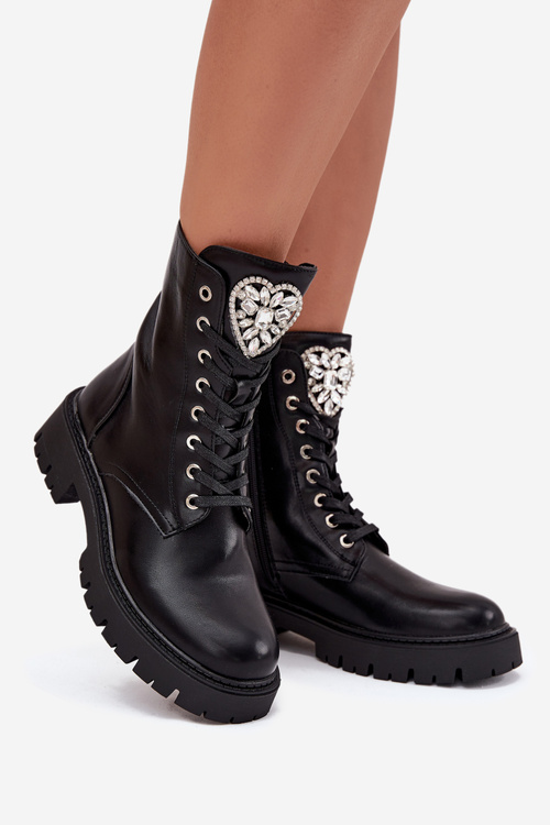 Women's workery with crystals on the tongue light beige Rosira