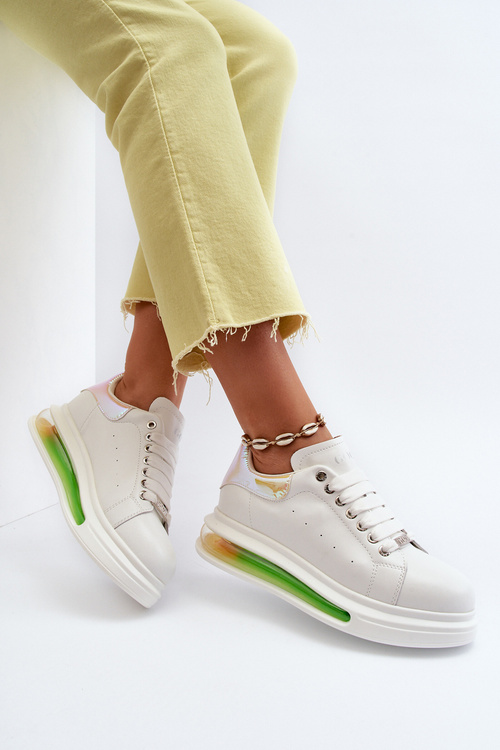 Women's Leather Sneakers GOE NN2N4029 White