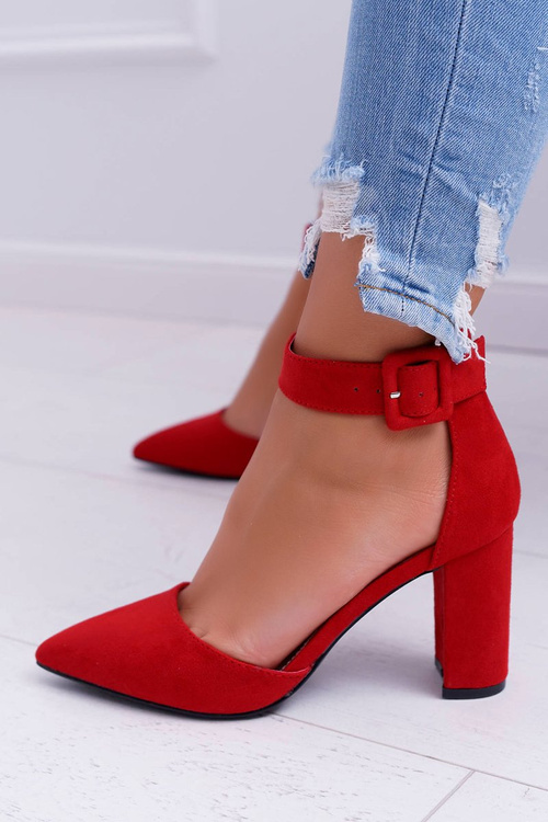 Red Domine Women's Pointed Stiletto pumps