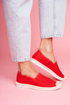 Classic Women's Espadrilles Red Flaure