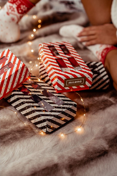 Skarpety Męskie Świąteczne Zestaw 3 Pary W Pudełku