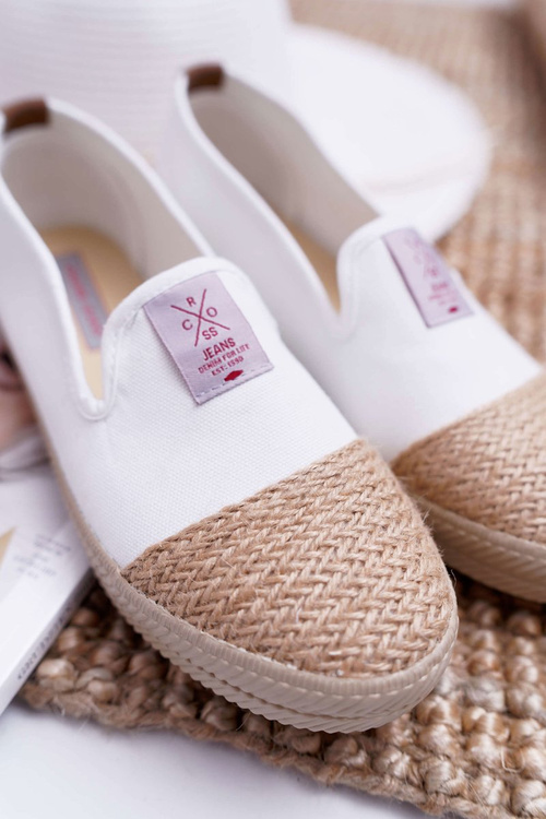 Espadryle Damskie Cross Jeans Białe DD2R4044