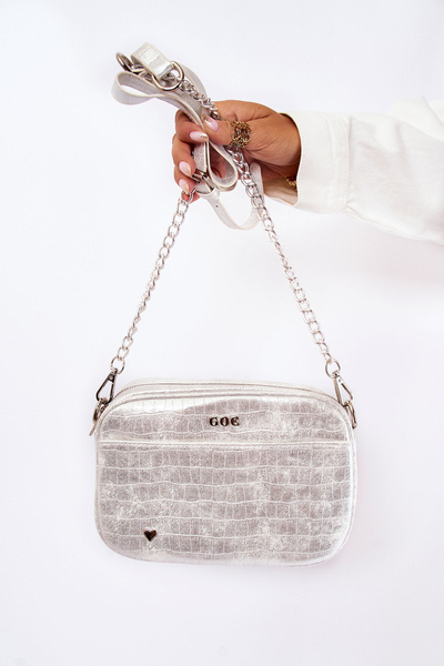 Leather Messenger Bag GOE ZNJ021 White