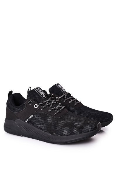 Męskie Sportowe Buty Memory Foam Big Star HH174141 Czarne