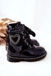 Children's Lacquer Glitter Boots Navy Macy's