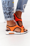 Wedge Slip-On Sandals Orange Zoey