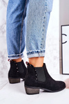 Women’s Classic Chelsea Boots Suede Black Walker