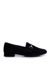 Women's Suede Moccasins Sergio Leone MK733 Black