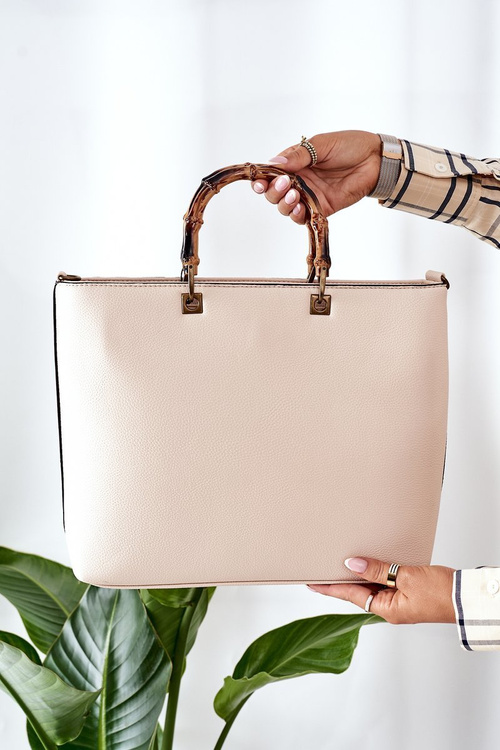 Torebka Shopper Do Ręki NOBO L1560 Kremowa