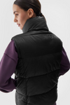 Padded Sleeveless Jacket With Synthetic Filling Black 4F 4FWAW24TVJAF140-20S
