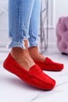 Women's Suede Red Merlonte Moccasins
