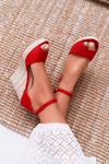 Women's Sandals On Anchor Espadrilles Red Trame