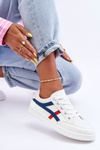 Women's Low-Top Sport Shoes with Straps White Alemessa