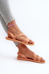 Sandały Z Brokatem Damskie Pomarańczowe 82429 Ipanema Vibe Sandal Fem