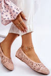 Openwork Fashionable Ballerinas Pink Thiago